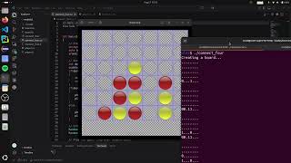 A Simple Connect Four Implementation using CUDA