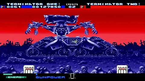 T2 (The Arcade Game) - Sega Genesis Gameplay