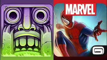 Temple Run 2 Spoky Summit Vs MARVEL Spider Man Unlimited Endless Run Gameplay (Android/iOS)