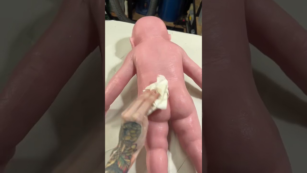 Having fun with my baby #thewitcher #siliconebaby