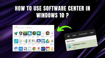 How to use Software Center in Windows 10 (step by step )