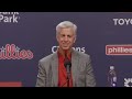 Phillies End of Season Media Availabilities