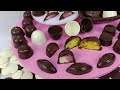 Bombons Recheados e Trufas na Forma Simples e de Silicone