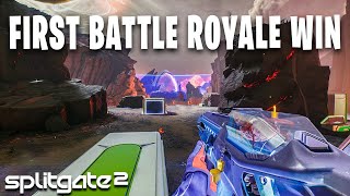 MY FIRST WIN in The NEW SPLITGATE 2 BATTLE ROYALE...