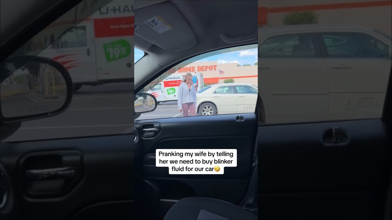 PRANKING my wife by telling her to buy blinker fluid🤣🤣🤣 
