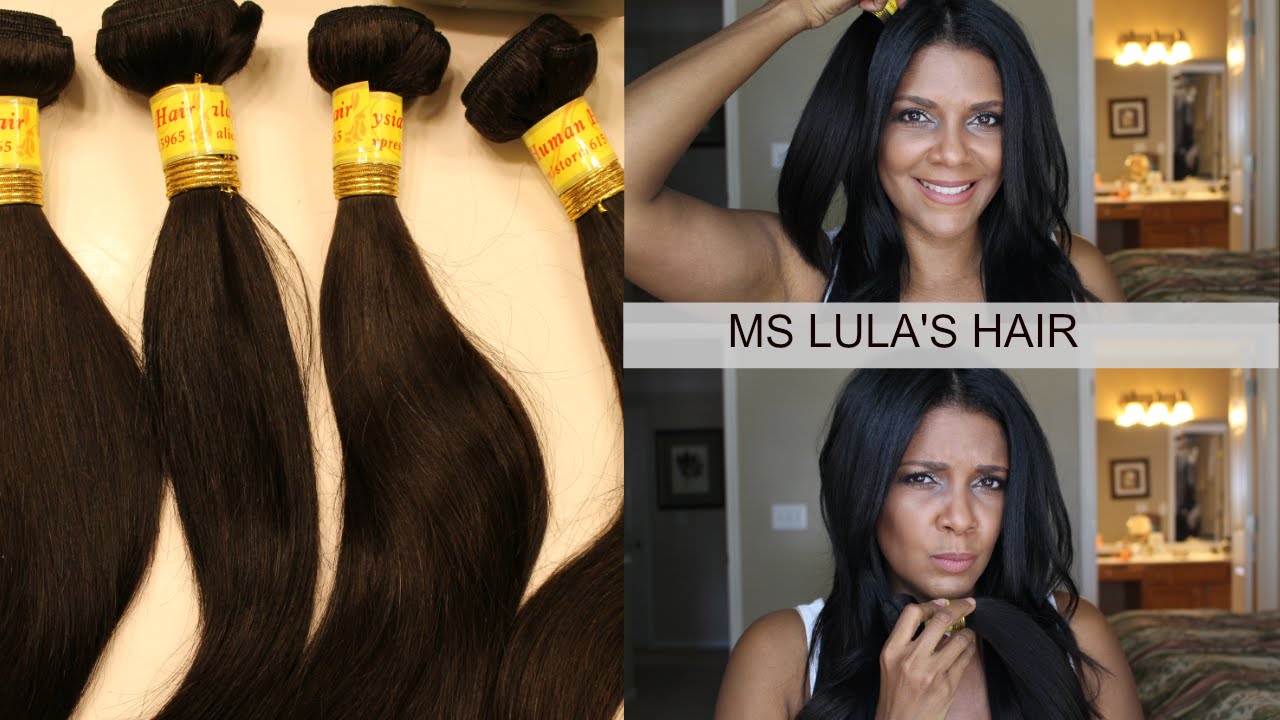 Aliexpress MS Lula Hair Virgian Malaysian Straight Review YouTube