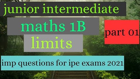 jr: inter maths 1B||limits ||imp questions||part 01||30%REDUCED||TS&AP||naveenreddymath