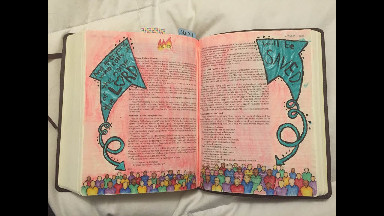 acts-2-bible-journaling-time-lapse-youtube