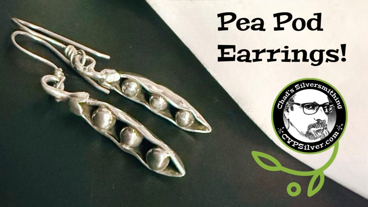 Making Pea Pod Earrings:  A Silversmithing Project