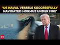Trump confirms US, Iran traded fire in Hormuz; says American naval vessels transited successfully