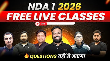NDA 1 2026 Free Live Classes | Live Preparation Session by LWS for NDA Defence Aspirants