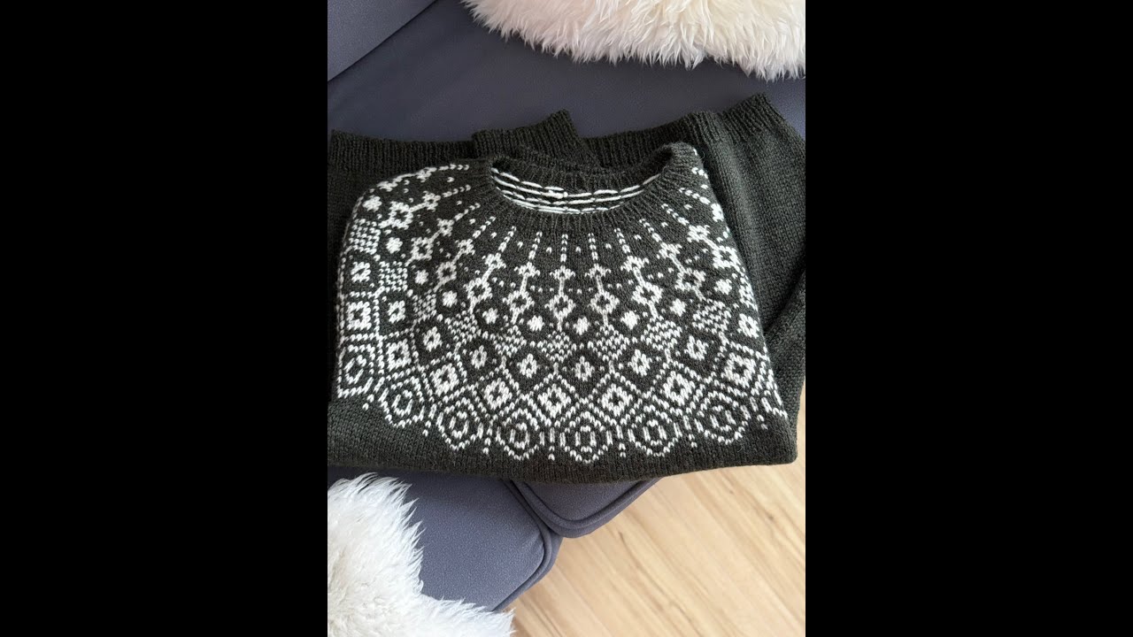 Вязальная комната любительницы свитеров - Эпизод 34 - Закончила ли я этот свитер?