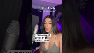 6 BRUNO MARS SONGS IN 2 MINS