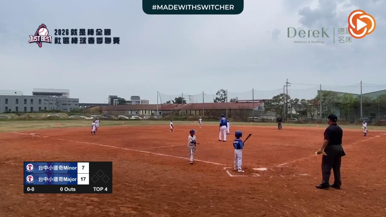 【臺中U8】G3 台中小道奇Minor vs 台中小道奇Major