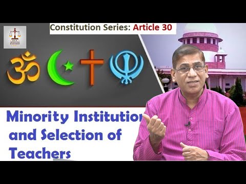 Minority Institutions and Selection of Teachers : Faizan Mustafa Minority Institutions and Selection of Teachers : Faizan Mustafa