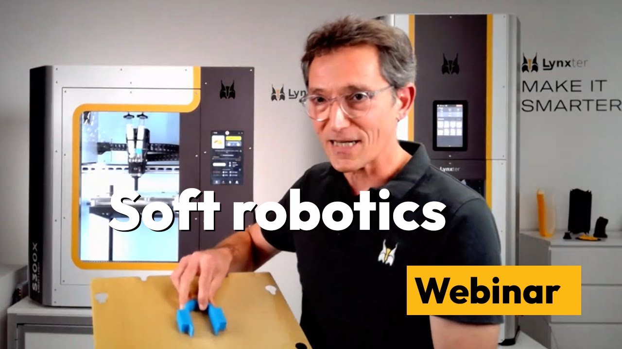 Soft robotics - Silicone 3D printing S300X - LIQ21 | LIQ11 - Live demo ...