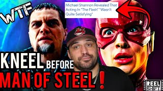 MICHAEL SHANNON BLASTS THE FLASH! TRUTH BOMB! (MAN OF STEEL WAS BETTER) | REEL SHIFT