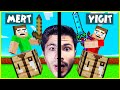 YİĞİT VE MERT KORKUNÇ MAĞARAYA GİRİYOR MİNECRAFT YİĞİT SARI