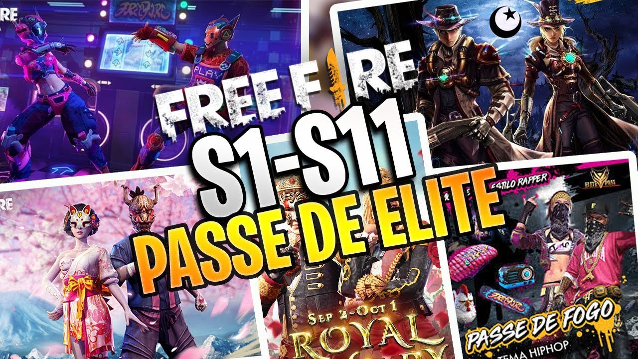 OS PRIMEIROS PASSES DE ELITE DO FREE FIRE! S1-S11 ‹ Kative › - YouTube