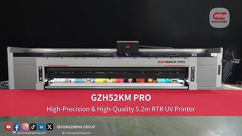Precise colors, multi-layer printing and high-speed output—all from the GZH52KM PRO!