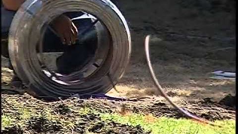 Rain Bird XFS Subsurface Dripline Installation