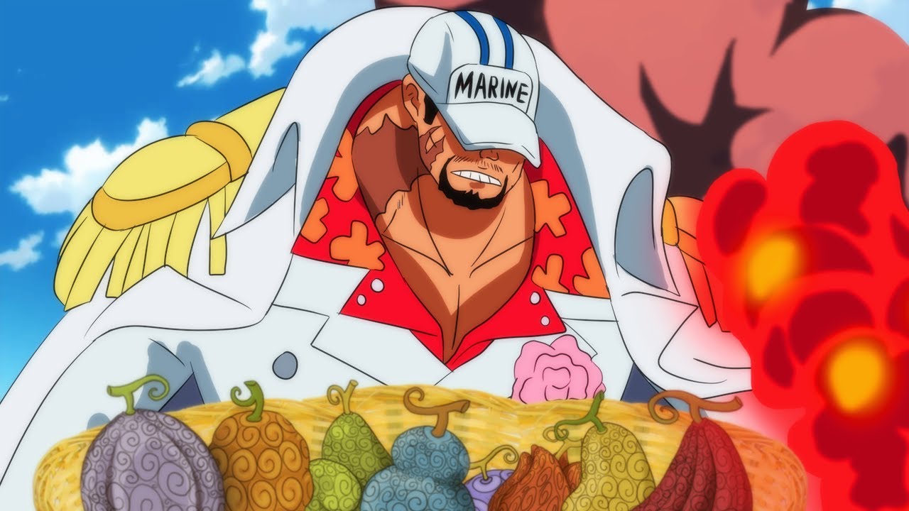 Akainu Reveals His Second Devil Fruit and the Second Devil Fruits of