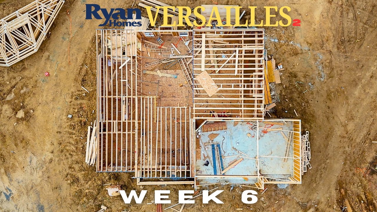 Week 6: Framing Begins! | Ryan Homes Versailles 2 Construction Update
