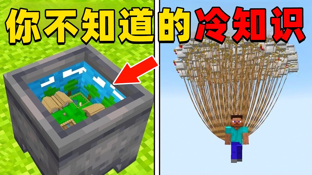 我的世界：游戏中那些你不知道的冷知识，快来看看你见过几个？