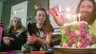 Happy Birthday Michelle Cake Cutting