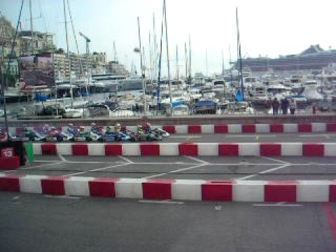 Endurance Monaco Kart Cup 2008 partenza prima manche