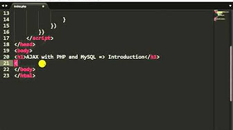 INSERT UPDATE DELETE LOAD USING AJAX IN PHP AND MYSQL - YouTube