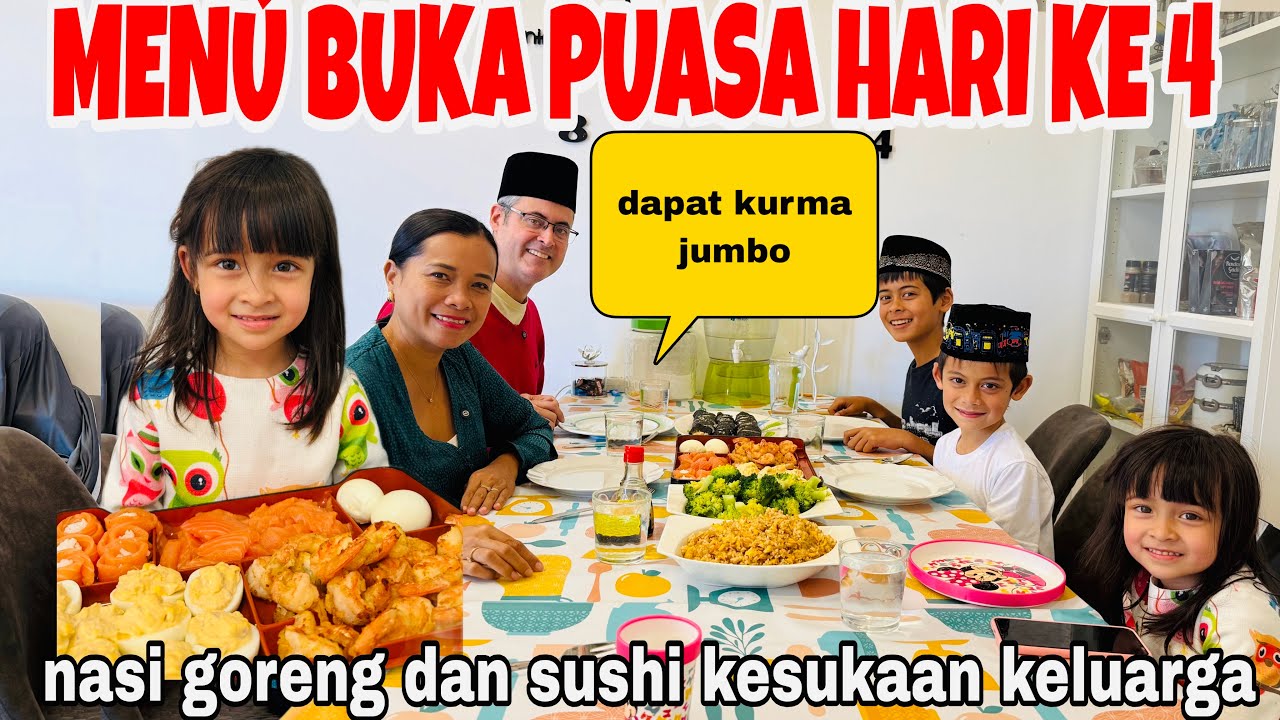 5 MENÚ BUKA PUASA KESUKAAN SUAMI DAN ANAK2 ,DAPAT KURMA JUMBO