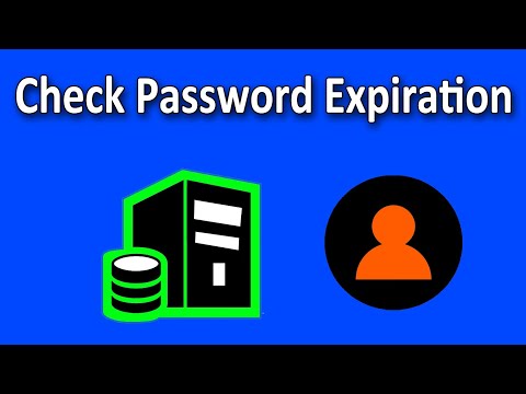 How to Check The Password Expiration Date for WORKGROUP/DOMAIN