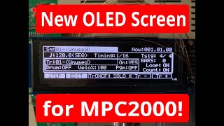 I Built A Custom Oled Screen For The Mpc2000 & Mpc2000Xl