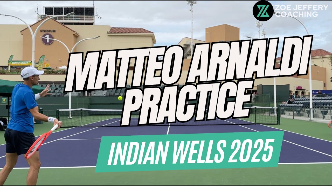 Matteo ARNALDI Practice | Indian Wells 2025