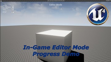 Unreal Engine 4 In-Game Level Editor Progress - DevinLevelDesign