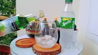 TUTORIAL MOCKTAIL, MOJITO RUMAHAN PAKE BAHAN SEADANYA : SPRITE, SIRUP MARJAN, ABC SQUASH screenshot 1