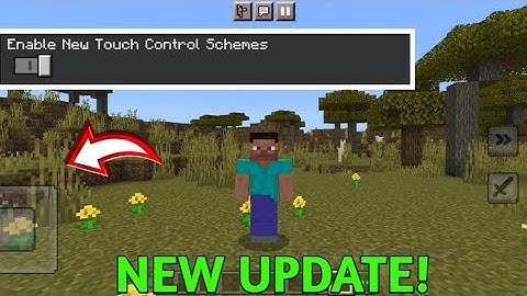 Finally Minecraft PE new Touch controls released 😍!  |  Nucon Gaming #minecraft