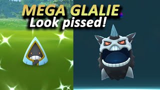 Shiny Snorunt Evolves Into Mega Glalie & Look Pissed In The Raid