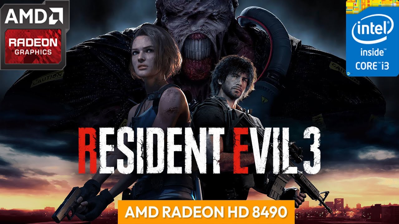 Resident Evil 3 Amd Hd 8490 1gb 4gb Ram Test Youtube