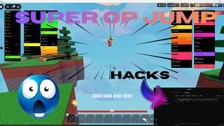 Crazy Jump hack in roblox bedwars