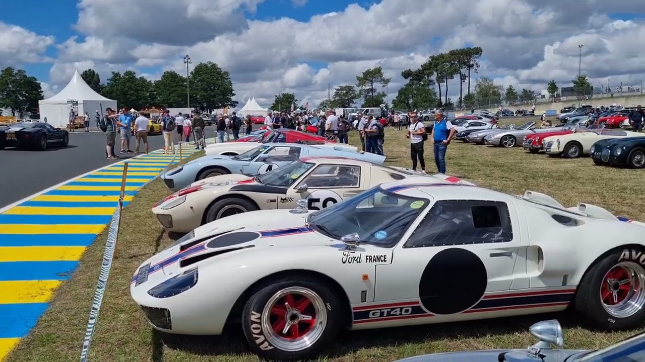 GT40 Enthusiasts Club at Le Mans Classic 2022. Friday 1st July 2022