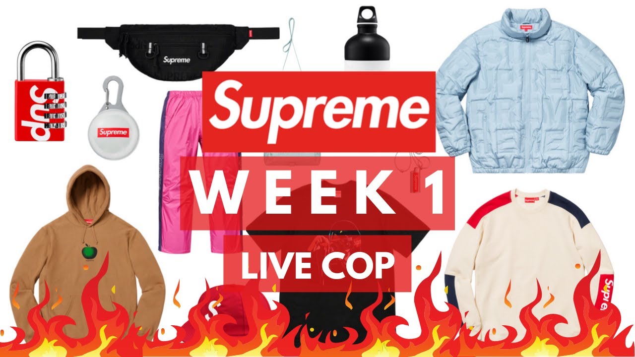 SUPREME SS19 LIVE - WEEK 1 MANUAL COP!