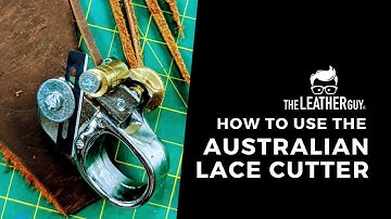 How to Cut Leather Straps and Lace- Australian Strander Lace Cutter