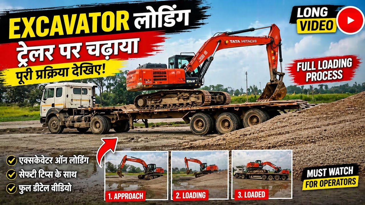 Excavator Loading Full Process Step by Step | Must Watch#Excavator # ...