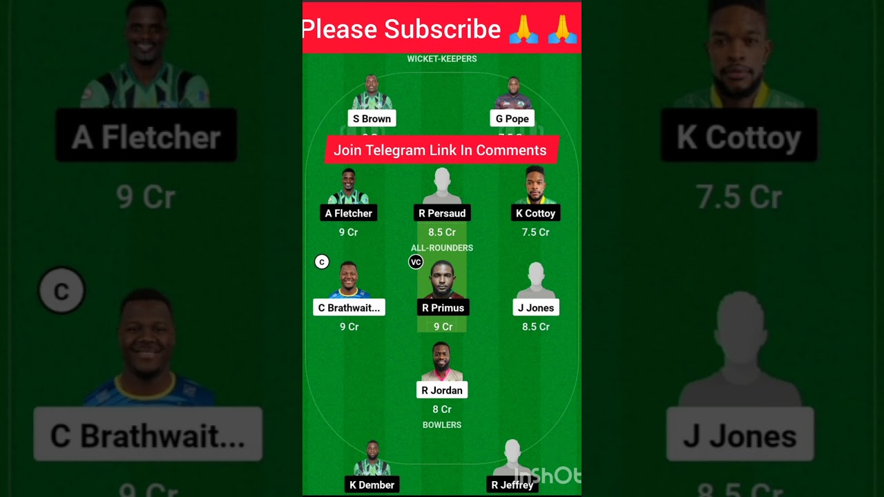 FCS VS BGR DREAM11TEAM|| Vincy Premier LeagueT10|| 