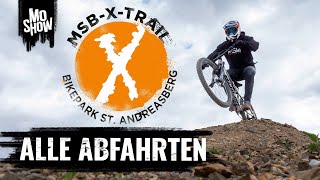 MSB-X-Trail Bikepark Sankt Andreasberg - Alle Abfahrten (2022) | MO Show