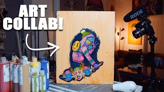 THE BIGGEST YOUTUBE ART COLLAB (who will i send it to next?!?)