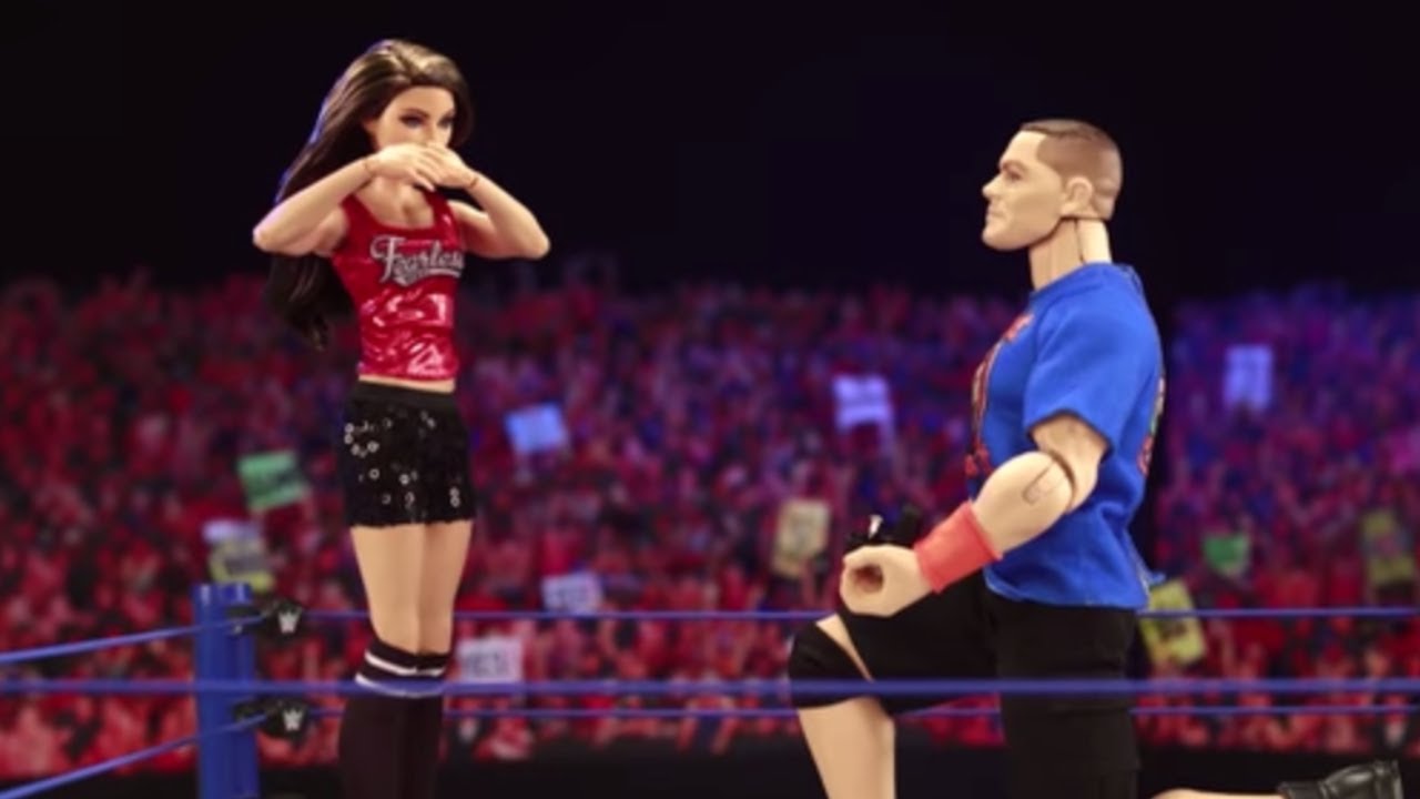 john cena and nikki bella toys