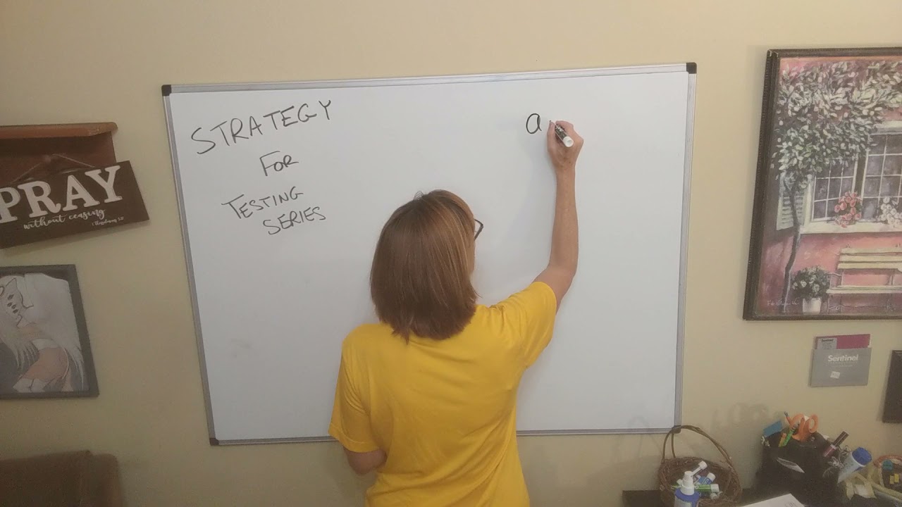 Strategy for testing series